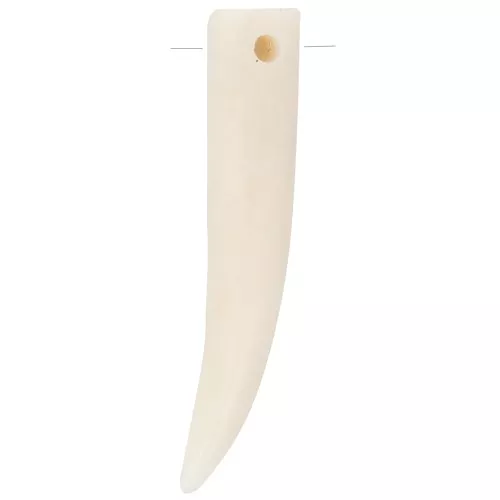 Pendentif spike en os 38 mm à 41 mm - Naturel x1