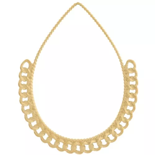 Pendentifs gouttes avec chaîne 38x30.5 mm - Acier inoxydable 304L Doré x2