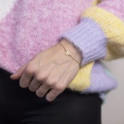 Bracelet maille Forçat limée 1.3 mm pour intercalaire - Acier inox 304L x16cm