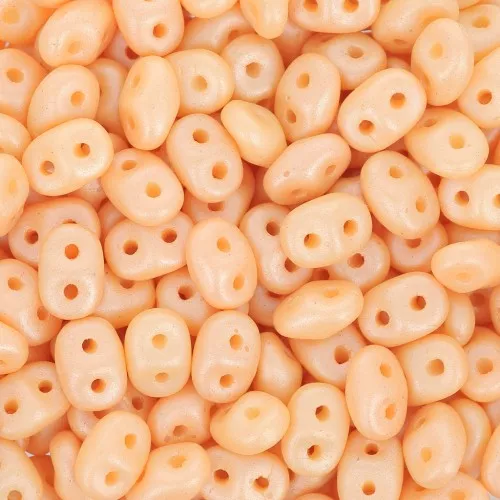 SuperDuo 2.5x5 mm - Powdery Pastel Orange x10g