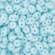 SuperDuo 2.5x5 mm - Powdery Pastel Turquoise x10g