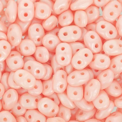 SuperDuo 2.5x5 mm - Powdery Pastel Peach x10g