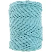 Turquoise - Bobine de cordon en coton pour macramé 3 mm - Turquoise x100m Bobine de cordon en coton pour macramé 3 mm - Turquoise x100m