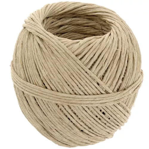 Bobine de fil de chanvre 1.3 mm - Naturel x50m