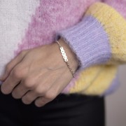 Ebauche à former et à personnaliser 23.5x6 mm - Argent 925 x1