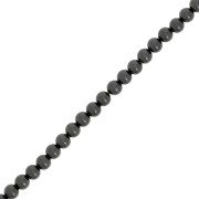 Perles nacrées Aurora 5810 3 mm - Crystal Black Pearl x61cm