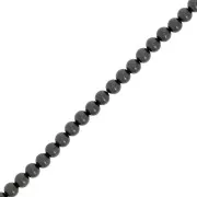 Perles nacrées Aurora 5810 3 mm - Crystal Black Pearl x61cm