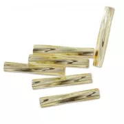 Bugles Twist Miyuki 12 mm TW2012-0003 - Silver Lined Gold x10g