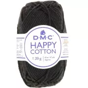Coton Happy Cotton DMC - spécial amigurumi - Noir (n°775) x43m
