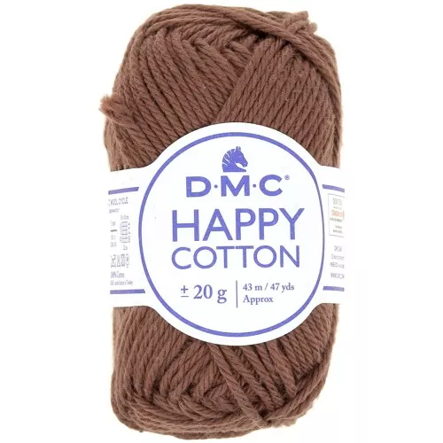 Coton Happy Cotton DMC - spécial amigurumi - Marron (n°777) x43m