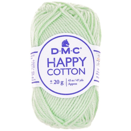 Coton Happy Cotton DMC - spécial amigurumi - Mint (n°783) x43m