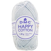 Coton Happy Cotton DMC - spécial amigurumi - Bleu gris (n°796) x43m
