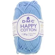 Coton Happy Cotton DMC - spécial amigurumi - Bleu ciel (n°797) x43m