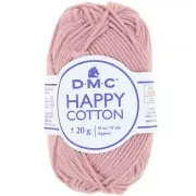 Coton Happy Cotton DMC - spécial amigurumi - Vieux rose (n°768) x43m