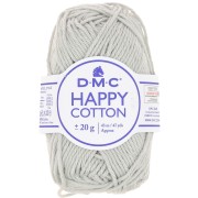Coton Happy Cotton DMC - spécial amigurumi - Gris clair (n°757) x43m