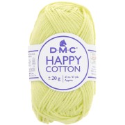 Coton Happy Cotton DMC - spécial amigurumi - Vert anis (n°778) x43m
