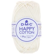 Coton Happy Cotton DMC - spécial amigurumi - Ecru (n°761) x43m