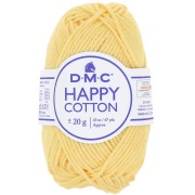 Coton Happy Cotton DMC - spécial amigurumi - Vanille (n°787) x43m