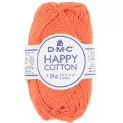 Coton Happy Cotton DMC - spécial amigurumi - Orange foncé (n°753) x43m