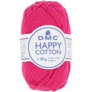 Coton Happy Cotton DMC - spécial amigurumi - Framboise (n°755) x43m|raw }}