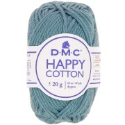 Coton Happy Cotton DMC - spécial amigurumi - Bleu délavé (n°750) x43m