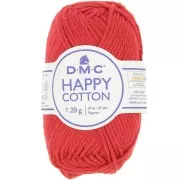 Coton Happy Cotton DMC - spécial amigurumi - Cerise (n°754) x43m