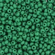Perles rocailles Preciosa  9/0 2.5 mm - Green Opaque x20g