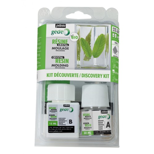 Kit découverte Résine Cristal Biorganic - Transparent 45ml