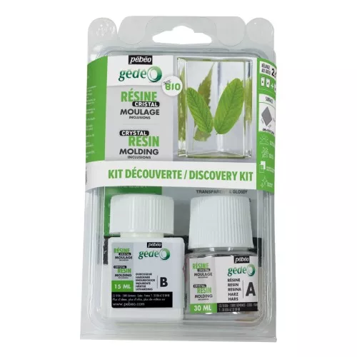 Kit découverte Résine Cristal Biorganic - Transparent 45ml