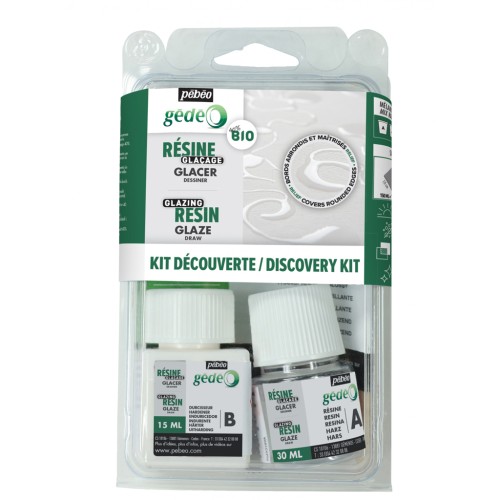 Kit découverte Résine Glaçage Biorganic - Transparent x45ml