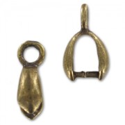 Attaches pendentifs  11 mm bronze x4|raw }}