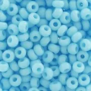 Perles rocailles Preciosa  11/0 2 mm - Aquamarine Opaque x20g