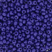 Perles rocailles Preciosa  9/0 2.5 mm - Cobalt Opaque x20g