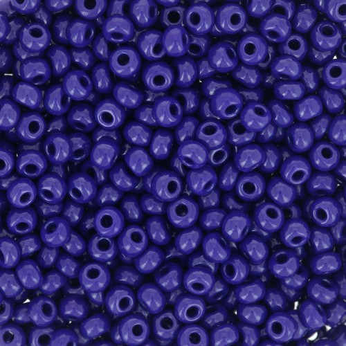 Perles rocailles Preciosa 9/0 2.5 mm - Cobalt Opaque x20g
