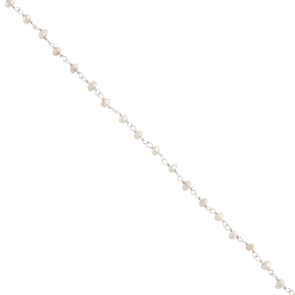 Collier Trois Rangs Perles De Verre Roses Ovales - Longueur 44 Pouces (env. 112 Cm) - Occasion