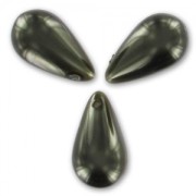 Gouttes nacrées 9x16 mm Dark Khaki x10|raw }}
