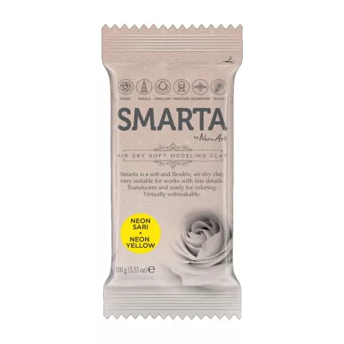 Pâte Smarta - Jaune fluo x100g