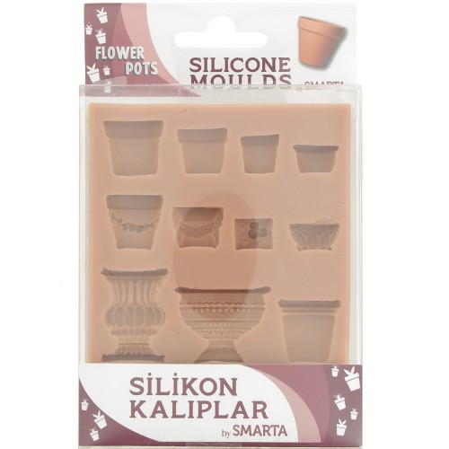 Moule en silicone Smarta - Pots de fleurs x1