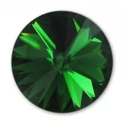 Cabochon PureCrystal 1122 Rivoli 12 mm Dark Moss Green x1