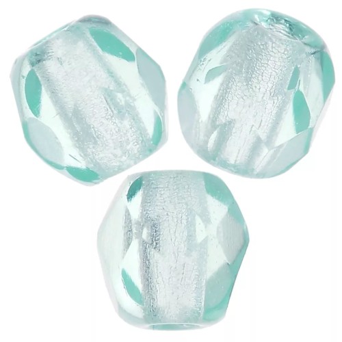 Facettes 3 mm - Light Teal x50