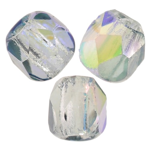 Facettes 2 mm - Crystal Blue Rainbow x50