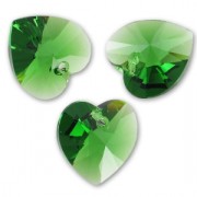 Coeur PureCrystal 6228 14,4x14 mm Dark Moss Green x1|raw }}