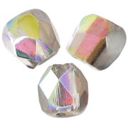 Facettes 2 mm - Crystal Graphite Rainbow x50