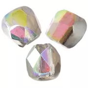 Facettes 2 mm - Crystal Graphite Rainbow x50