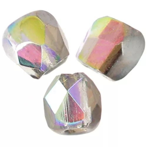 Facettes 2 mm - Crystal Graphite Rainbow x50