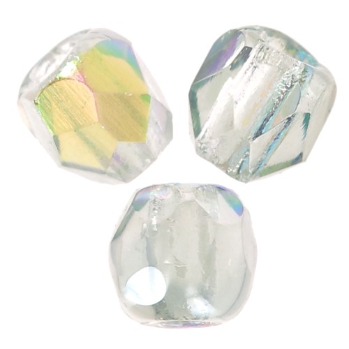 Facettes 2 mm - Crystal Green Rainbow x50