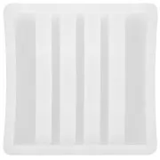 Moule silicone pour réaliser un porte-livre 9x9 cm en résine - Transparent