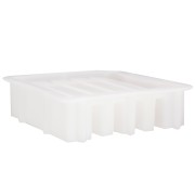 Moule silicone pour réaliser un porte-livre 9x9 cm en résine - Transparent