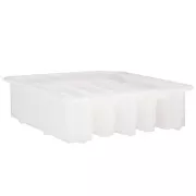 Moule silicone pour réaliser un porte-livre 9x9 cm en résine - Transparent