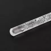 16 Rouleaux à Pâtisserie En Argile Acrylique Transparent - 164 X 10 Mm - Pour Modelage, Sculpture, DIY